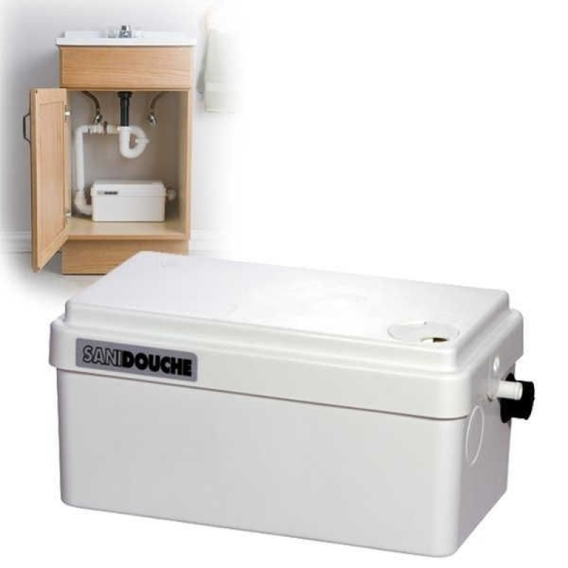 SFA Sanidouche Szennyvízátemelő szivattyú zuhanytálca és mosdókagylóhoz