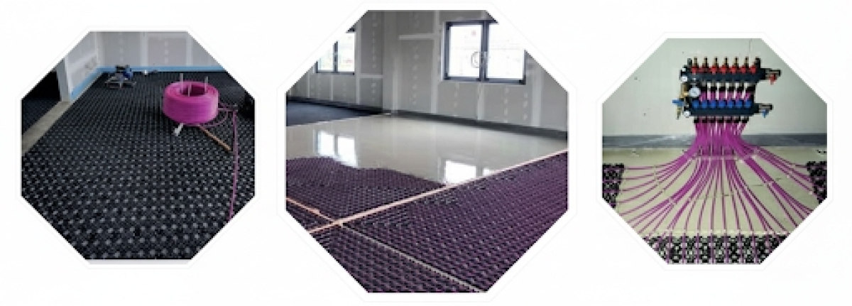 TRICOX OCTA Szegélyszigetelés vékony rétegrendű padlófűtéshez 25m 8x130mm, ragasztható