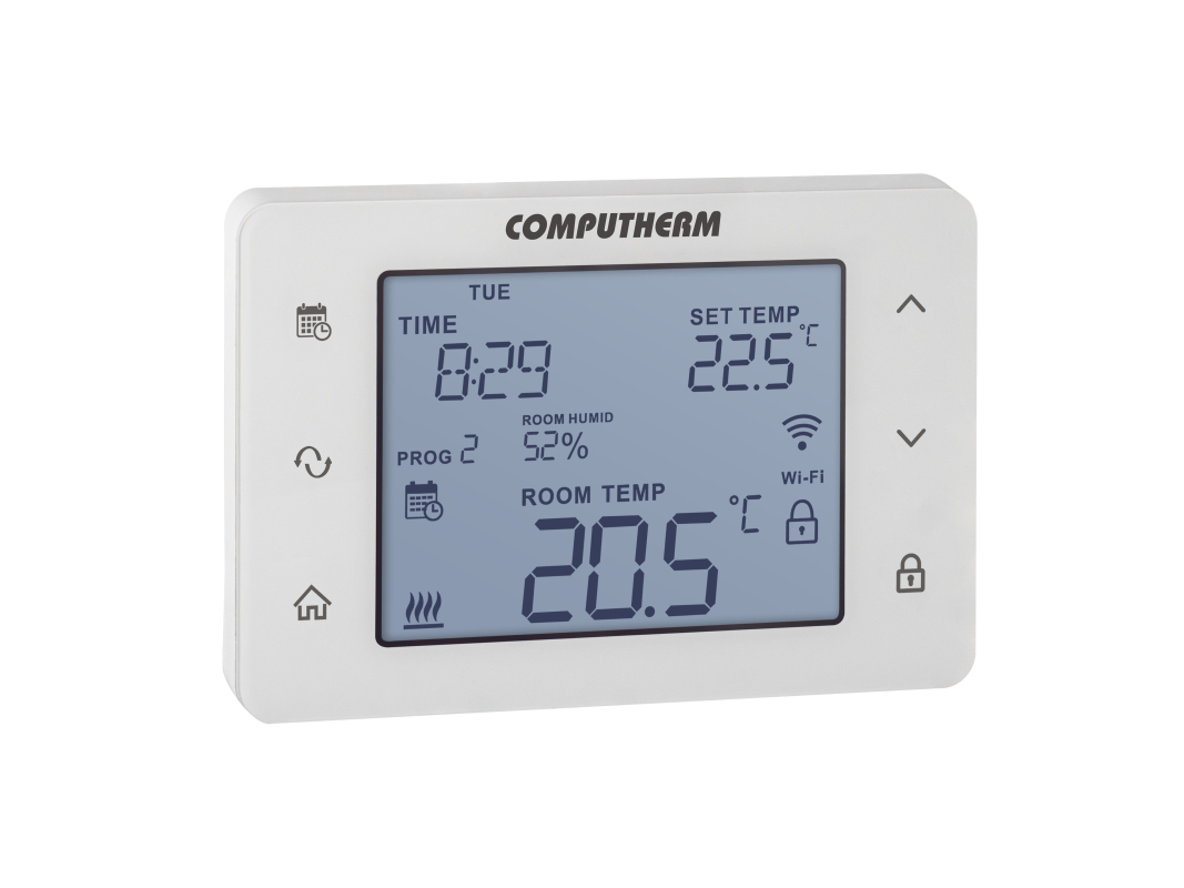 Computherm Q20 Wi-Fi Termosztát érintőgombos kijelzővel