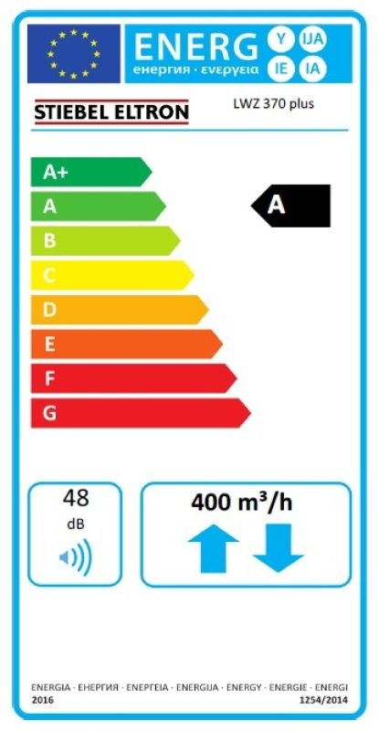 Stiebel Eltron LWZ 370 Plus Központi hővisszanyerős szellőztető berendezés