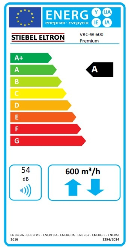 Stiebel Eltron VRC-W 600 Premium Központi hővisszanyerős szellőztető egység