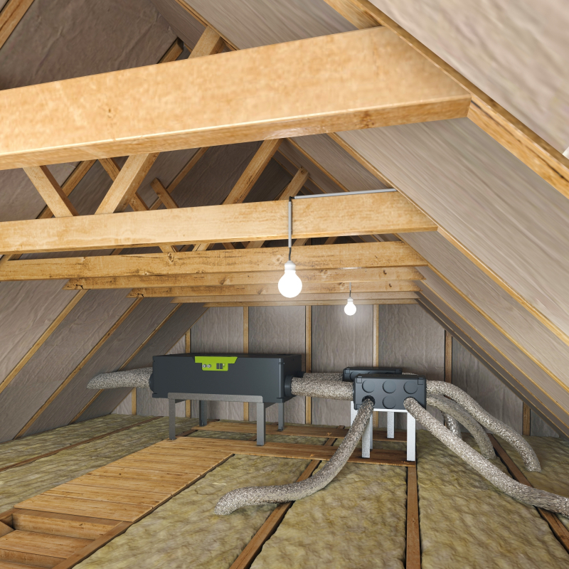 Aereco Talpazat InspirAir Side V2 Hővisszanyerős berendezéshez