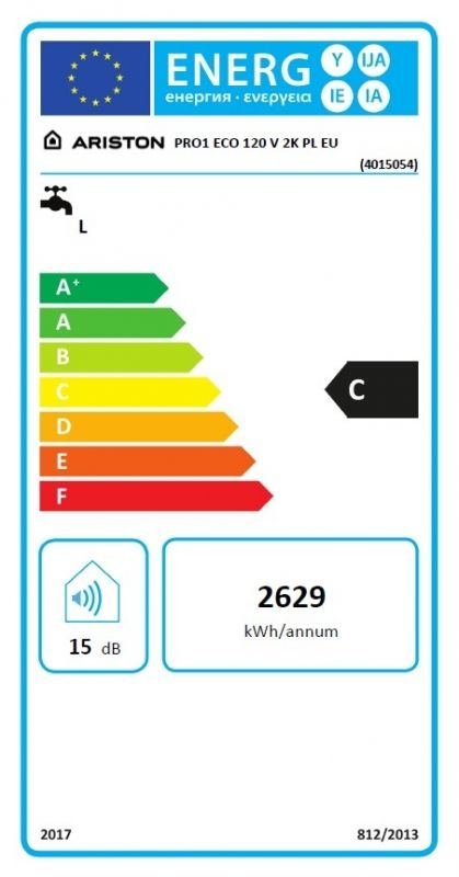 Ariston PRO1 ECO 120 V 2K PL EU Villanybojler 120 literes (csomagolás és termék sérült) 25/424