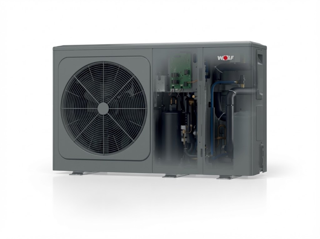 Wolf FHA-08/10 230V Monoblokkos levegő-víz hőszivattyú 1 fázisra