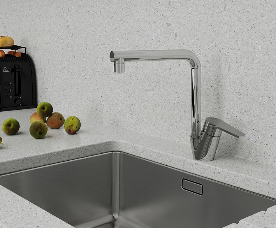 Mofém Zenit Álló mosogató csaptelep magasított forgatható kifolyócsővel 152-1951-01