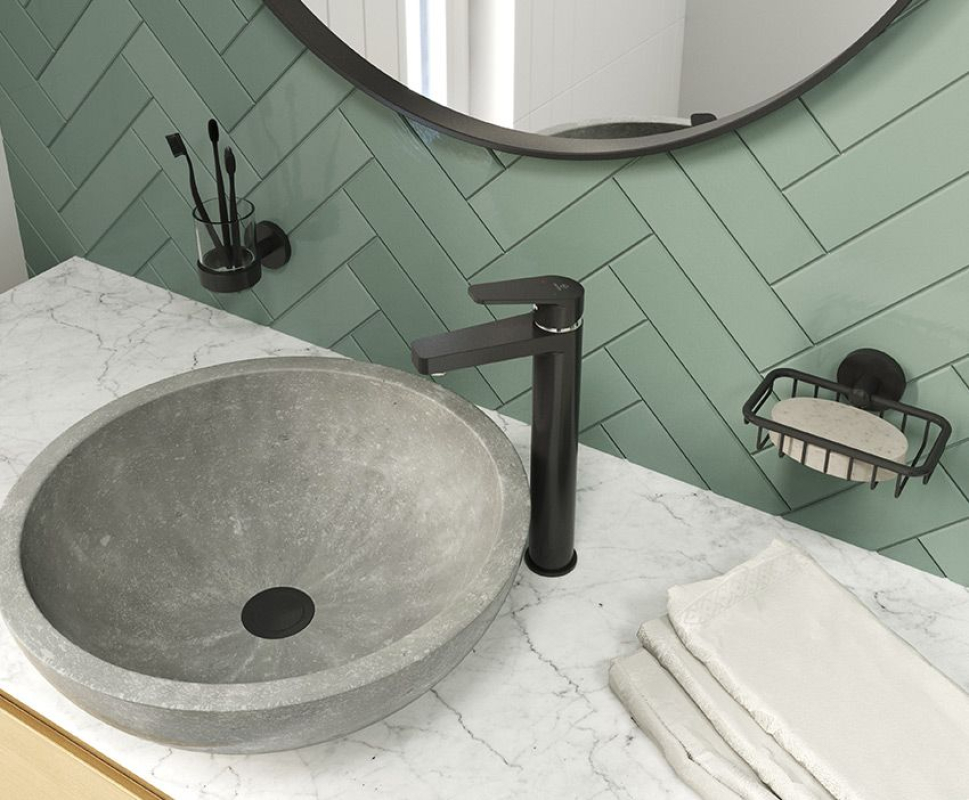 Mofém Zenit Black Mosdó csaptelep mosdótálhoz leeresztő szeleppel 84322280N