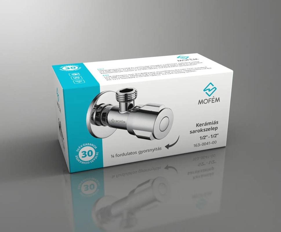 Mofém 1/2x1/2 Kerámiás sarokszelep 163-0041-00