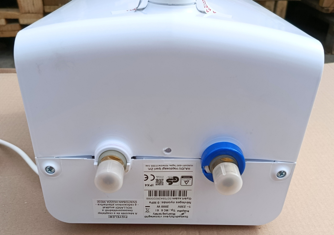 Hajdu MC 5 Mini Felsős elektromos vízmelegítő 5 literes (csomagolás és termék sérült) 26/79