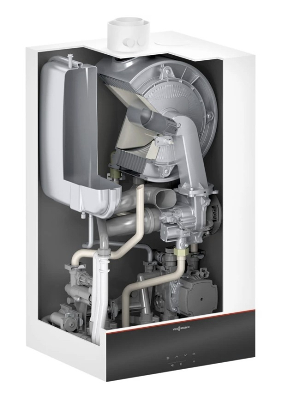 Viessmann Vitodens 100-W S1 25kW Fali kondenzációs kombi gázkazán B1KG 7988400