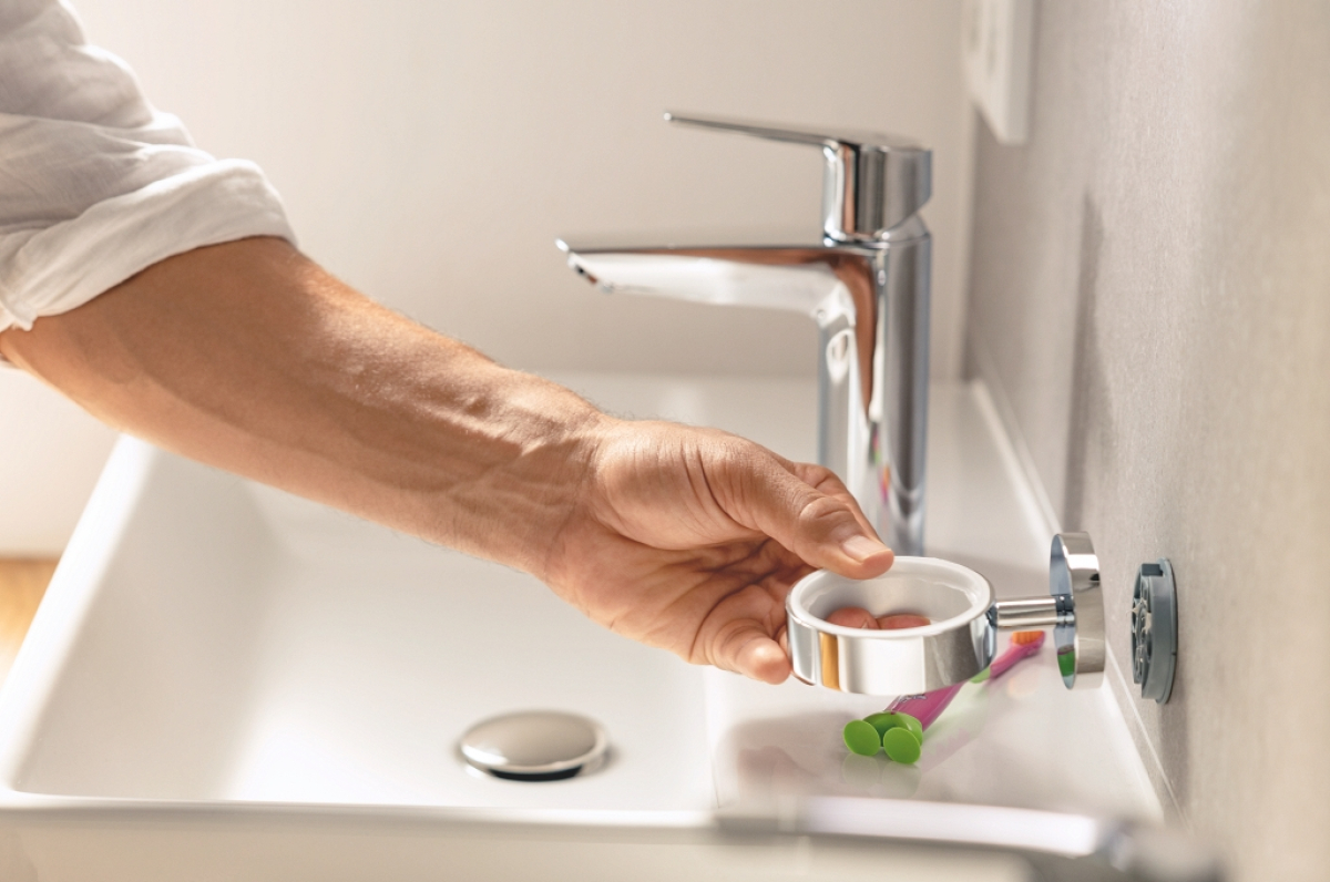 Grohe Start Cube Szögletes fürdőköntös akasztó króm 40961000