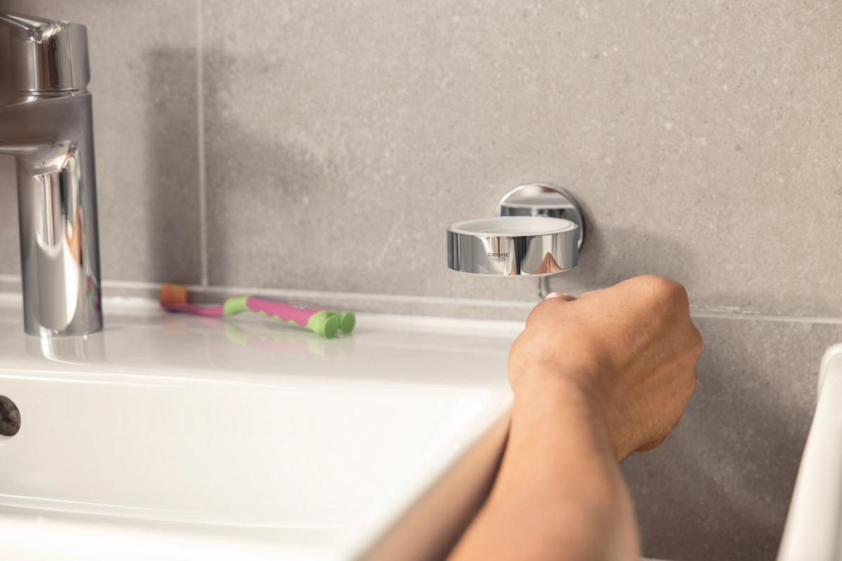 Grohe Start Cube Szögletes fürdőköntös akasztó króm 40961000