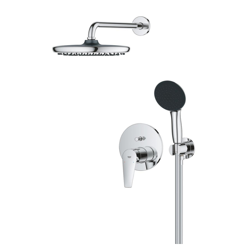 Grohe Start Edge Rejtett zuhanyrendszer Vitalio Comfort 250 zuhanyfejjel króm 25293000