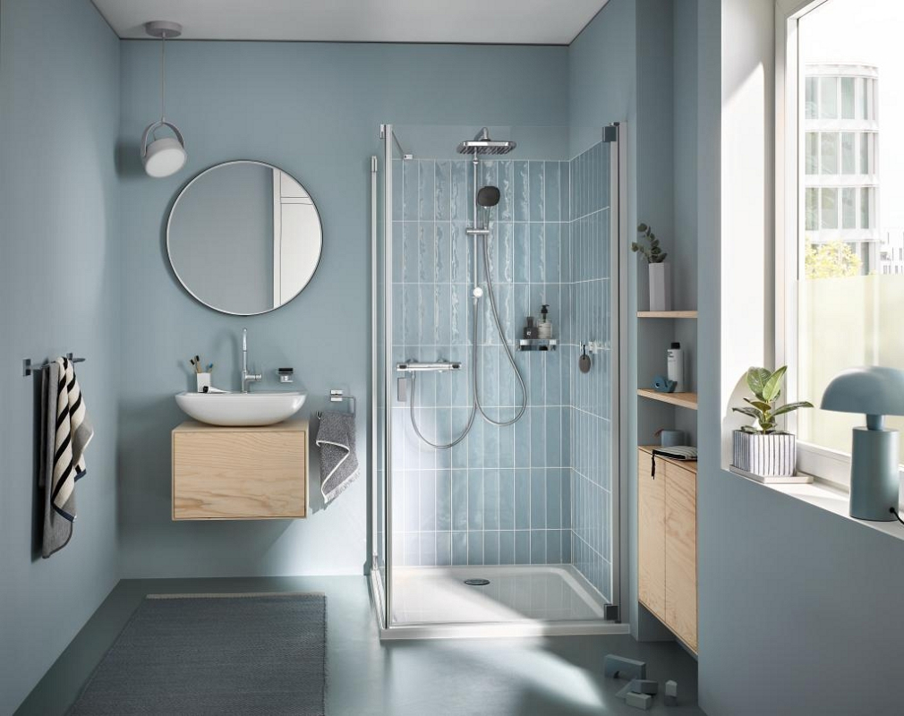 Grohe Vitalio Comfort 250 Zuhanyrendszer fej- és kézizuhannyal króm 26698001