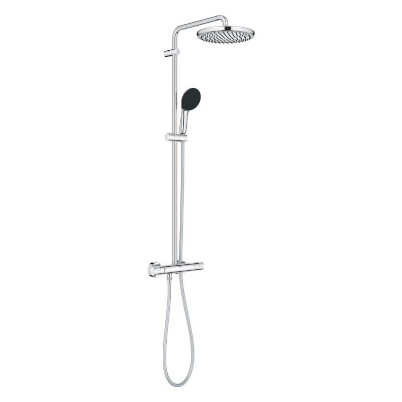 Grohe Vitalio Start System 250 Termosztátos zuhanyrendszer fej- és kézizuhannyal króm 26677001