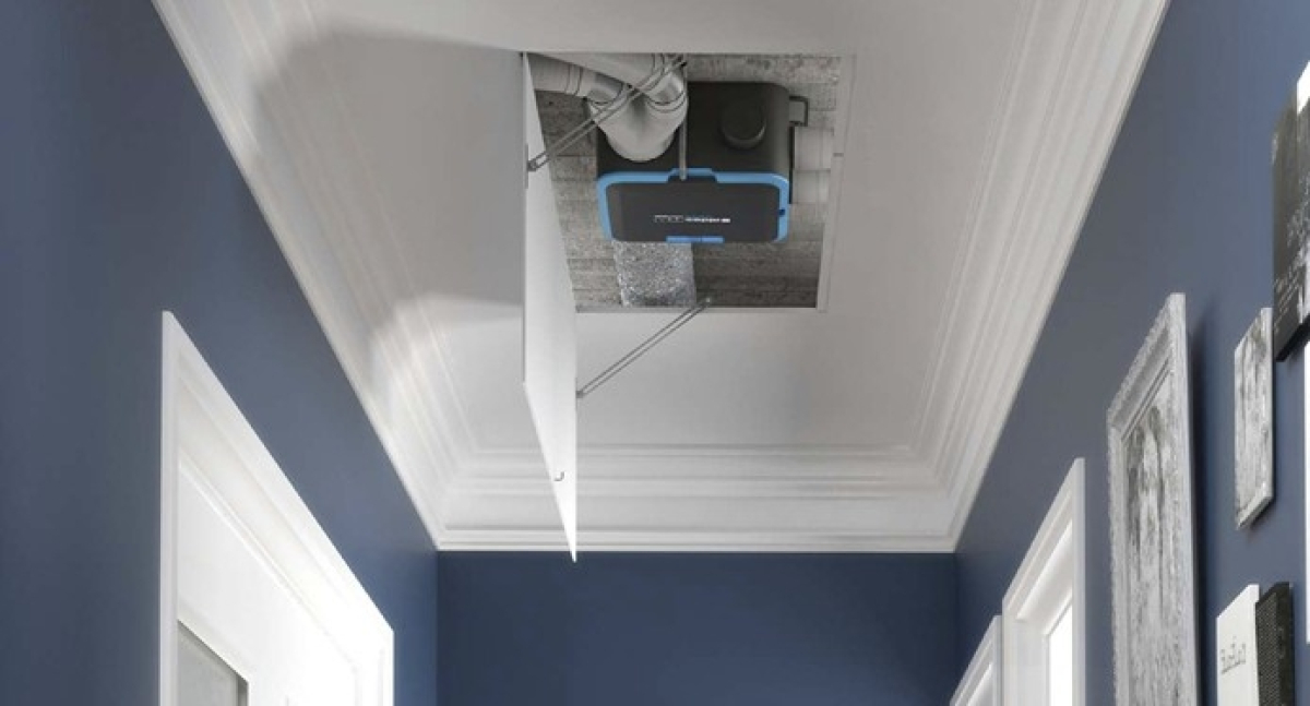 Aereco Kit EasyHome Hygro Compact Premium MW Önszabályzós központi ventilátor egyáramú rendszerekhez