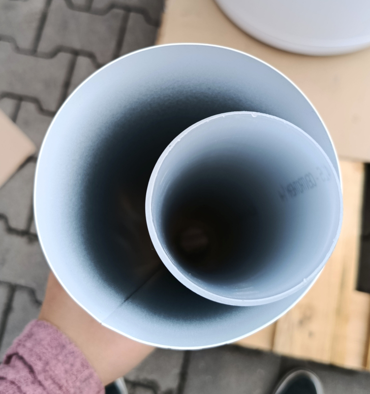 Vaillant 60/100 Vízszintes kialakítású koncentrikus átvezető PPs (a 303933 cikkszám helyett) (0020219517) (csomagolás és termék sérült) 26/152