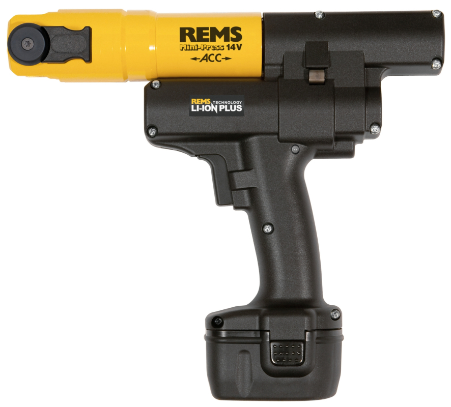 REMS Mini-Press 14V ACC Akkumulátoros radiálprés Alapkészlet