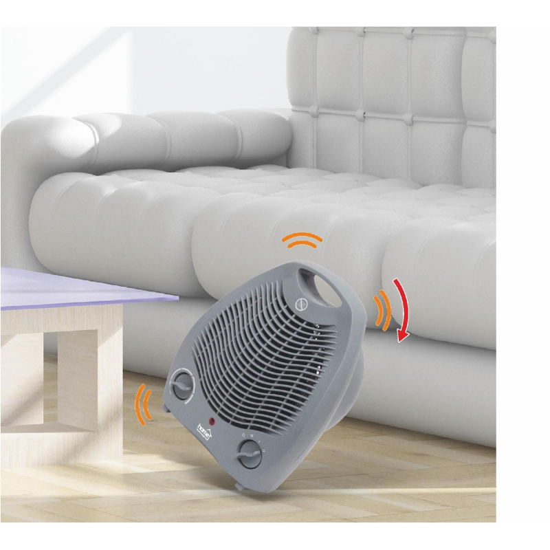 HOME FK1M ventilátoros fűtőtest 2000W 2 fokozat, 3 funkció, termosztát