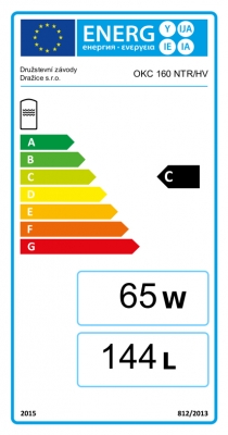 Drazice OKC 160 NTR/HV Álló 1 hőcserélős felső bekötésű indirekt tároló