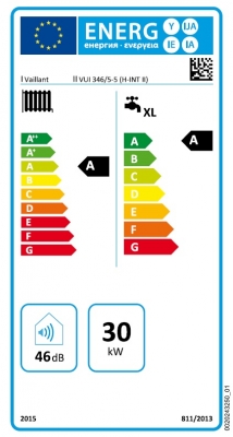 Vaillant ecoTEC plus VUW 346/5-5 (H-INT II) Fali kondenzációs kombi gázkazán