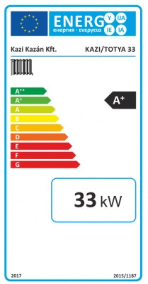 Kazi S33 B Lemez vegyestüzelésű kazán 33 kW, burkolat nélkül (huzatszabályzóval, hőmérővel)