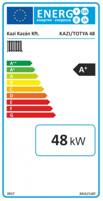 Kazi VR 48 B Lemez vízrostélyos vegyestüzelésű kazán 48 kW, burkolat nélkül (huzatszabályzóval, hőmérővel)
