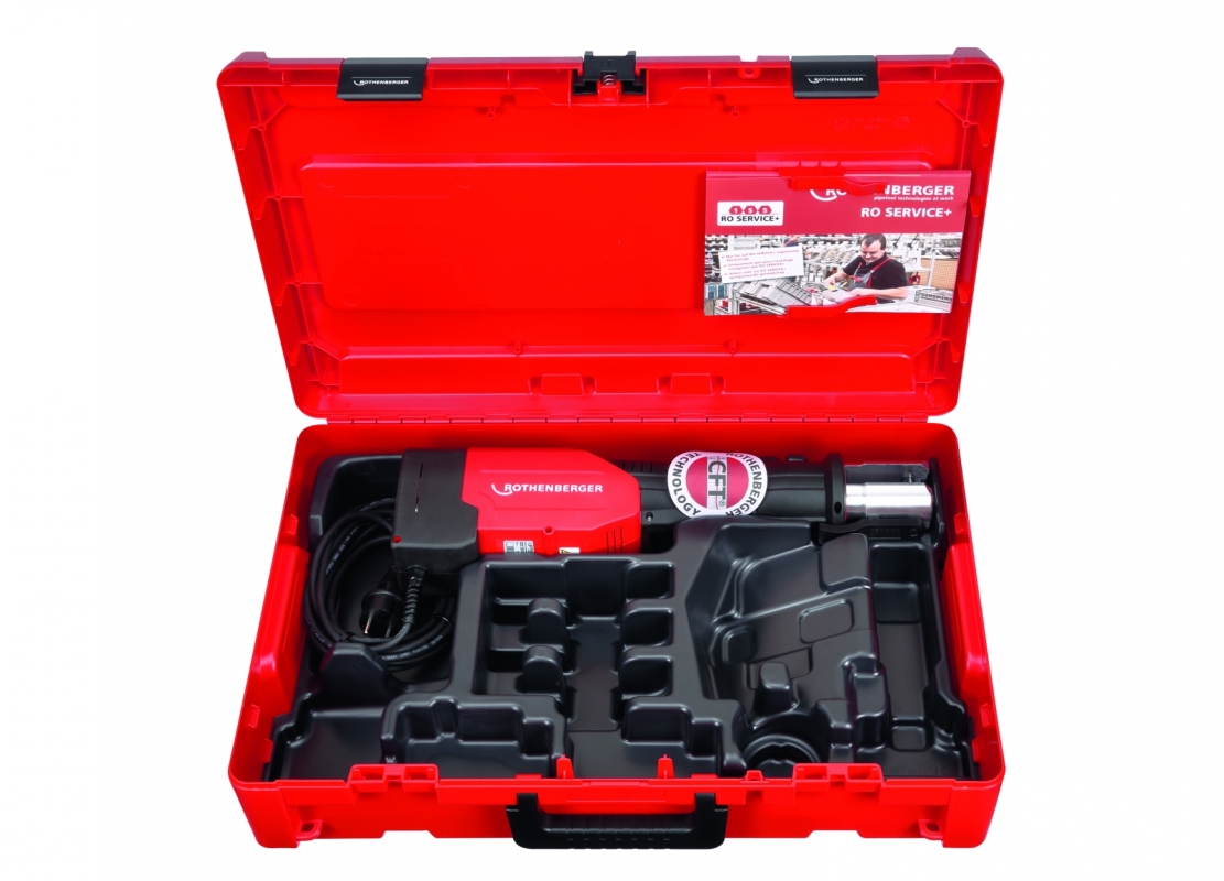 Rothenberger ROMAX 3000 AC Elektrohidraulikus fitting présgép ROCASE bőröndben