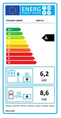 Edilkamin Idro 30 Vízteres kandallóbetét nyitott rendszerre