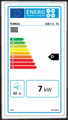 Ferroli LEB 7,5 ErP Elektromos kazán