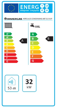 Immergas Hercules Condensing ABT 32 3 ErP Álló beépített tárolós kondenzációs gázkazán