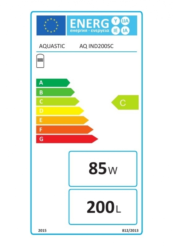 Aquastic AQ IND 200 SC Álló 1 hőcserélős indirekt tároló