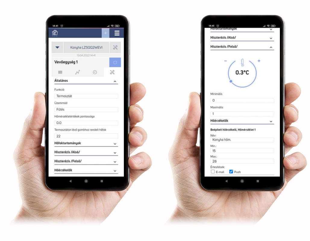 Computherm B300 Wifi termosztát vezetékes hőérzékelővel