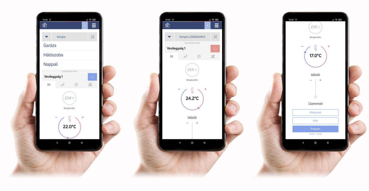 Computherm B300 Wifi termosztát vezetékes hőérzékelővel