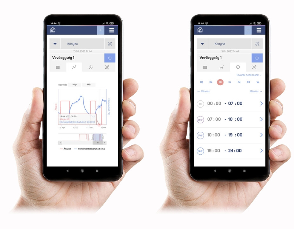 Computherm B300 Wifi termosztát vezetékes hőérzékelővel