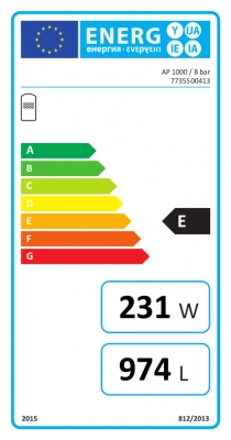 Bosch AP 1000/8 Hőcserélő nélküli indirekt tároló 8 bar