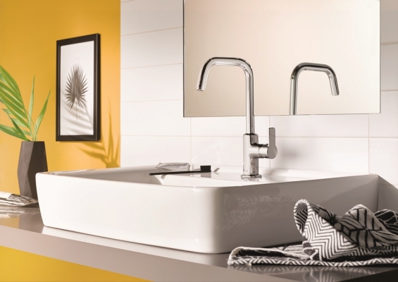 Kludi Pure&Easy Mosdó csaptelep elfordítható magas íves kifolyócsővel 370240565