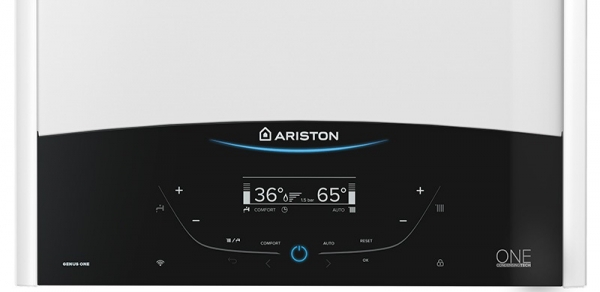 Ariston Genus One Hybrid Net 24/7 Hibrid rendszer kondenzációs gázkazánnal,  hőszivattyúval, hidraulikai modullal, wifi rendszerrel
