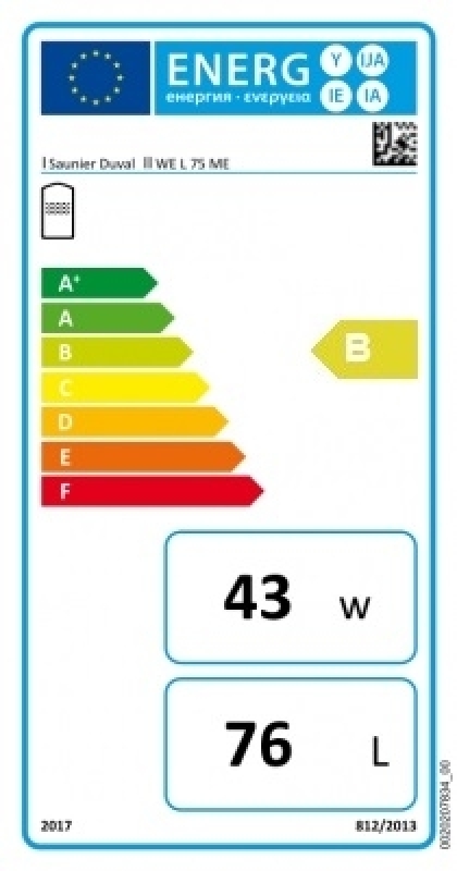 Saunier Duval WE L 75/2 ME Indirekt tároló kombi készülékhez