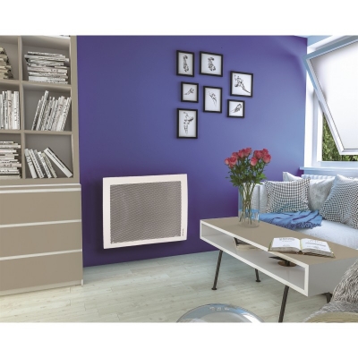 Atlantic Solius LCD 1000 W Elektromos fűtőpanel falra szerelhető kivitel programozható LCD kijelzős termosztáttal dugvillával