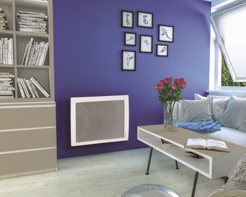 Atlantic Solius Wifi 1500 W Elektromos fűtőpanel falra szerelhető kivitel programozható LCD kijelzős termosztáttal dugvillával