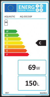 Aquastic AQ IDE150F fali indirekt tároló 1 hőcserélős elektromos fűtéssel