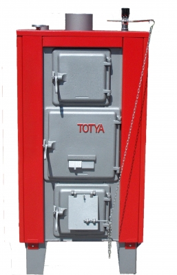 Totya S 38 B Lemez vegyestüzelésű kazán 38 kW hőszigetelt burkolattal