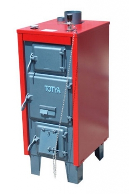 Totya VR 28 B Lemez vízrostélyos vegyestüzelésű kazán 28 kW, hőszigetelt  burkolattal
