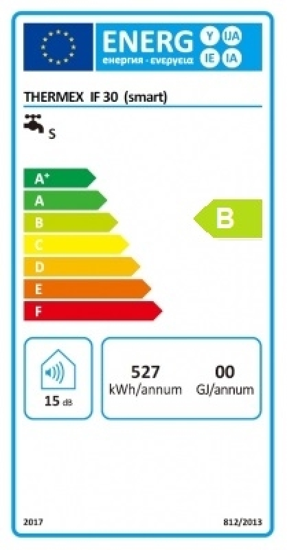 Thermex Flat Smart IF 30 Elektromos vízmelegítő