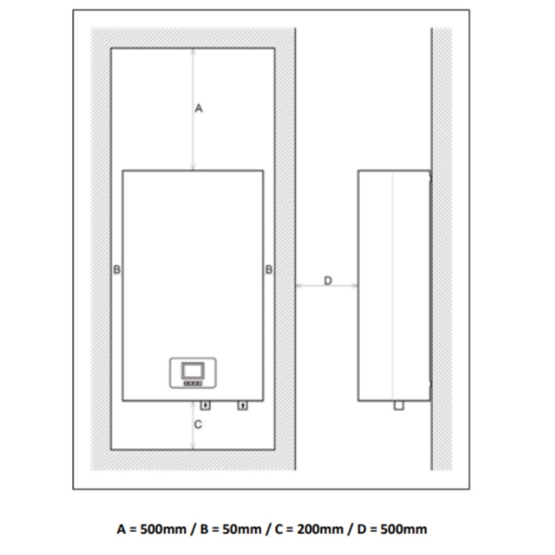 Centrometal El-Cm Compact ePlus 18 kW Vízteres elektromos kazán HMV tároló előkészítéssel