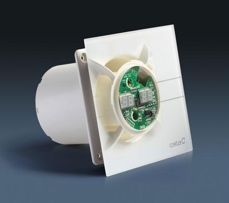 Cata E-100GTH Axiális háztartási ventilátor páraérzékelővel