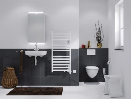 Stiebel Eltron BHE 75 Plus Elektromos törölközőszárító radiátor 750 Watt 500x1590 mm