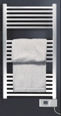 Deltacalor Electro 500 W Elektromos törölközőszárítós radiátor 500x992 mm programozható vezérléssel fehér