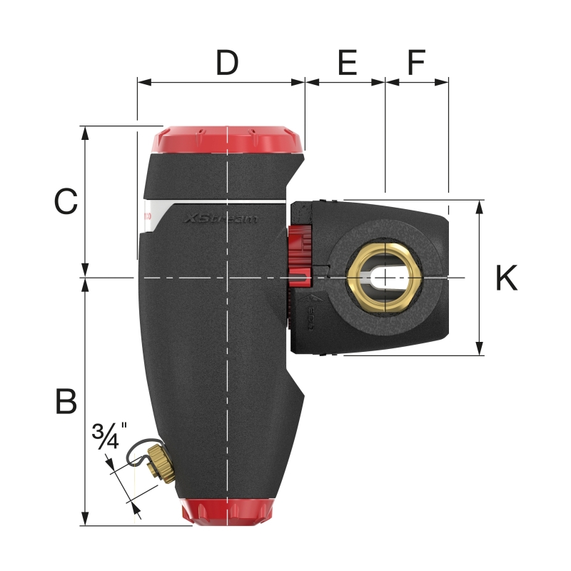 Flamco XStream Clean 6/4 F BM Mágneses iszapleválasztó belső menetes
