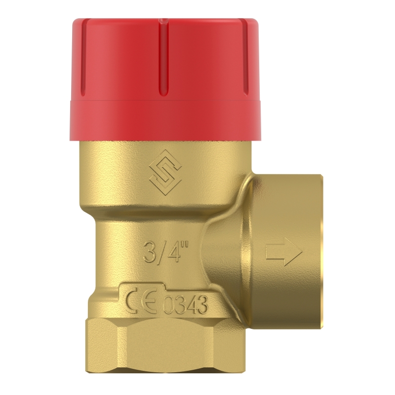 Flamco Prescor 3/4x3/4 - 3 bar Biztonsagi szelep - Netkazan